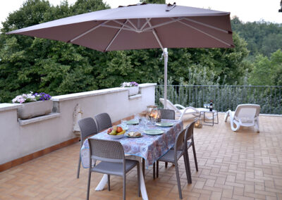 B&B Cyparus - www.cyparus.it - Le Camere - La terrazza equipaggiata